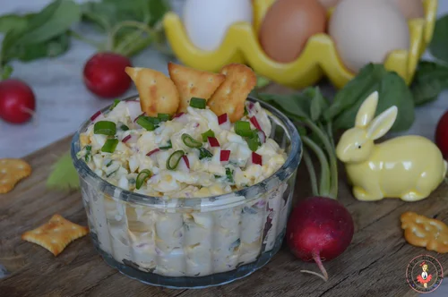 Pasta jajeczna z rzodkiewką