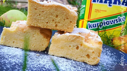 Ciasto ucierane z owocami