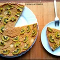 Słodko kwaśna tarta jaglana z kiwi