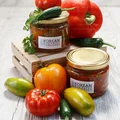 Koreańskie pomidory na zimę – marynowane w czosnku, natce, papryce i jalapeño