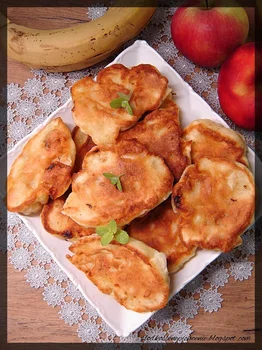 Placki jabłkowo-bananowe