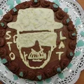 Breaking Bad na słodko - czekoladowy tort z Heisenbergiem