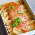 Zapiekane naleśniki gryczane bolognese na bogato