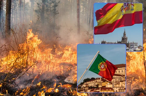 Co najmniej 4 ofiary i setki tysięcy hektarów spalone. Tragiczne pożary w Portugalii i Hiszpanii!