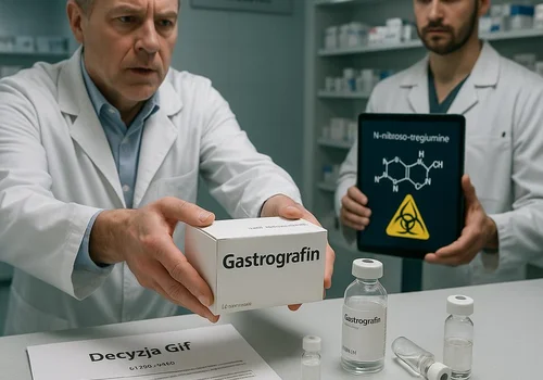 Gas-tro-infamous recall: GIF wycofuje Gastrografin z obiegu po wykryciu nitrozoaminowych zanieczyszczeń