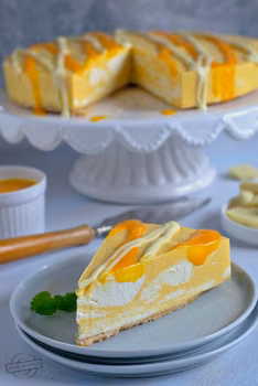 Sernik z mango - bez pieczenia