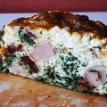 Pieczony omlet - może być w wersji fit