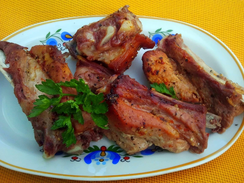 żeberka z rękawa