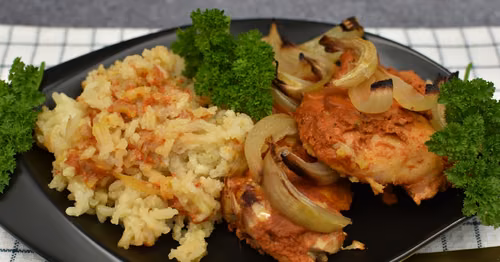 Udka Tandoori z ryżem