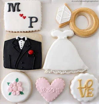 Ciasteczkowy zestaw weselny