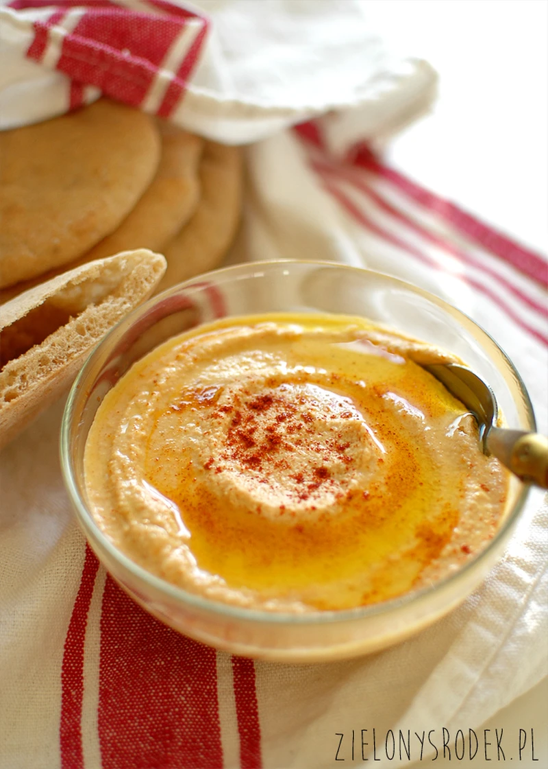 kremowy hummus z dynią
