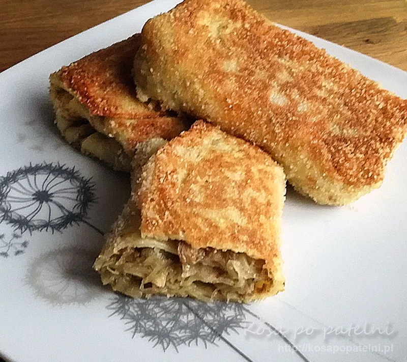 Krokiety z kapustą i grzybami