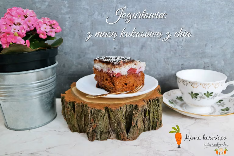 Jogurtowiec z masą kokosową z chia
