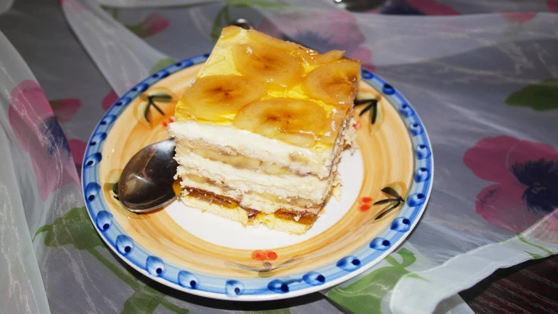 Delicja bananowa -bez pieczenia-pychota!!!