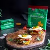 Tosty francuskie z serem cheddar boczkiem i jakiem sadzonym