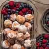 Mini pączki serowe