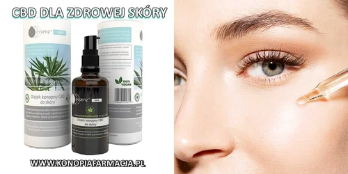 CBD silny przeciwuleniacz dla zdrowej skóry.