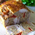 Drobiowa pieczeń z papryką i pieczarkami