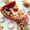 Quiche z kurczakiem i brokułem