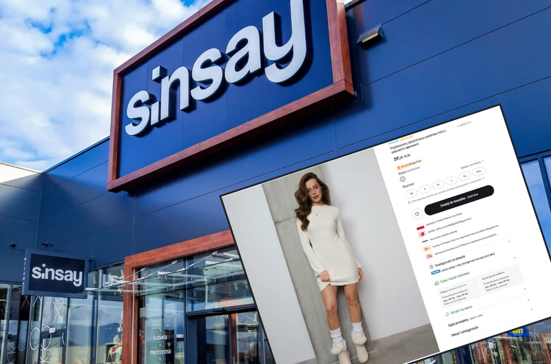 Ta sweterkowa sukienka z Sinsay za 39 zł to petarda na zimę i wiosnę! Rękawy i prążki robią robotę - do kozaków i balerin - krój dla każdej sylwetki