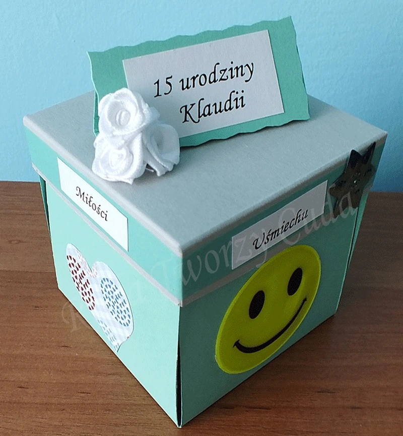 Personalizowany urodzinowy exploding box