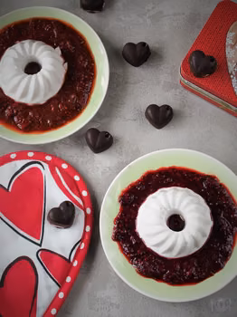 Keto panna cotta z musem owocowym (Paleo, LowCarb, bez nabiału)