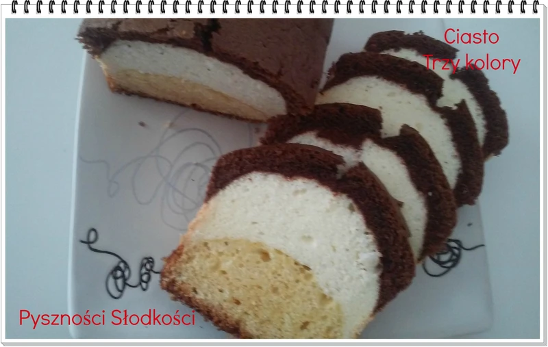 Ciasto Trzy kolory