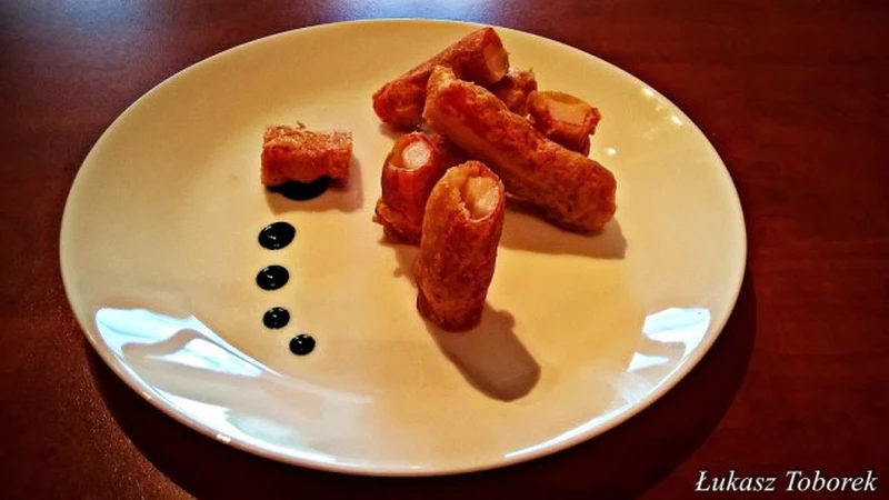 Paluszki surimi w cieście piwnym