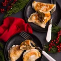 Wigilijne pierogi z kapustą i grzybami