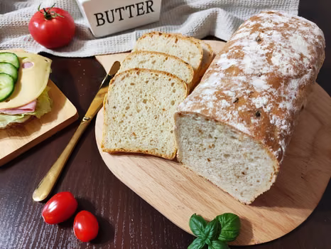 Chlebek z porażoną cebulką.
