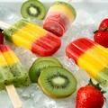 Owocowy sorbet na patyku