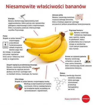 Niesamowite właściwości bananów