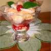 Fantazyjne desery z kremem biscuits crunchy