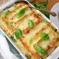Cannelloni z ricottą, pesto i szpinakiem