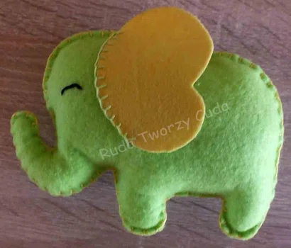 Zielony słonik na jeszcze większe szczęście