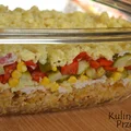 Zapiekanka ryżowa kebab-gyros