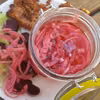 Piklowana czerwona cebulka