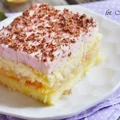 Ciasto z jabłkami i ptasim mleczkiem