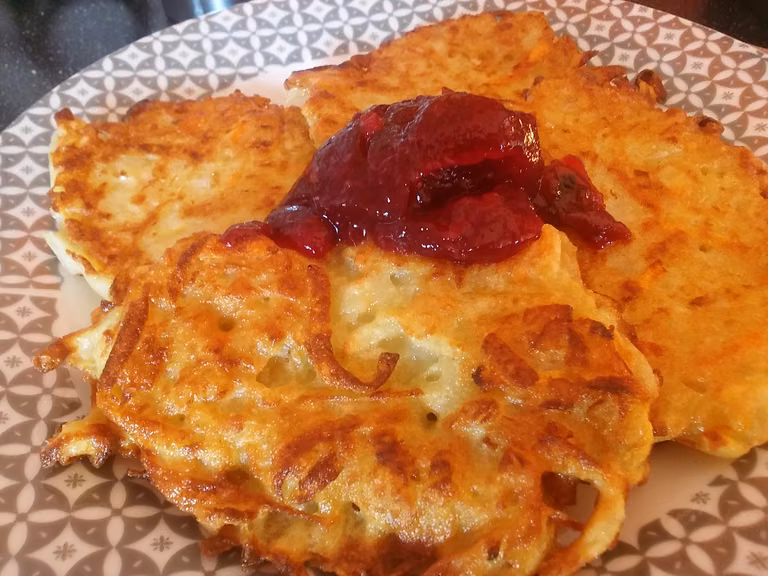 Placki ziemniaczane z marchewką
