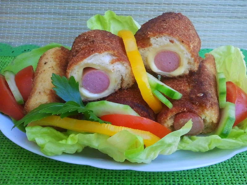 Krokiety z chleba tostowego