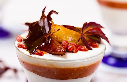 panna cotta gruszkowo-jabłkowa