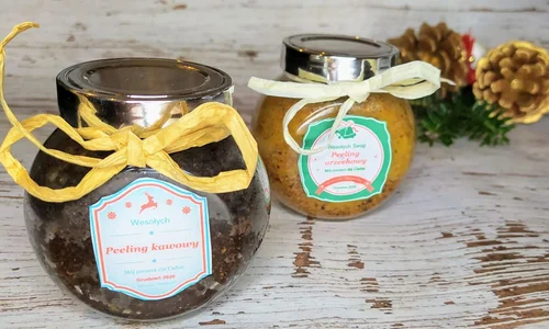Przygotuj kawowy i orzechowy peeling - pomysł na prezent