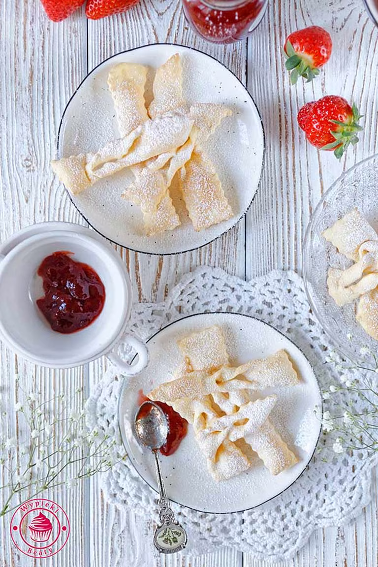 Pieczone faworki