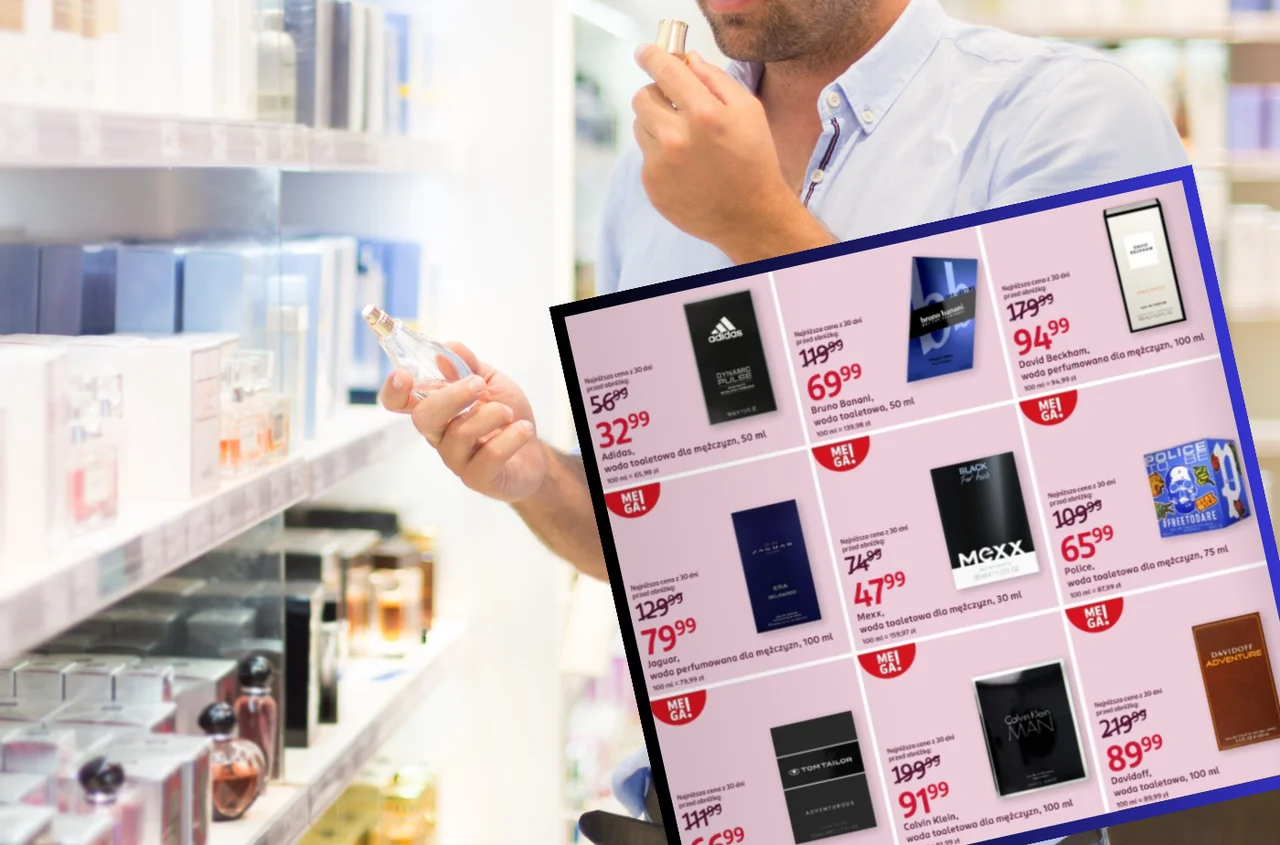 Kultowe perfumy teraz 130 zł taniej! Rossmann kusi promocjami na męskie zapachy