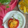 Pieczona papryka z indykiem