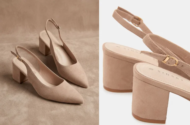 Zdjęcie Te buty z Sinsay za 69 zł to hit na Komunie i ślub! Wygodny, niski słupek, zamszowy wygląd - cudne do spodni i sukienki #5