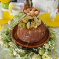 POTRÓJNIE CZEKOLADOWA BABKA WIELKANOCNA