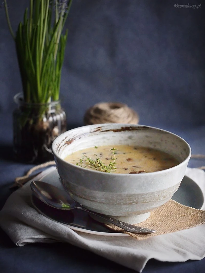 Zupa grzybowa z brie