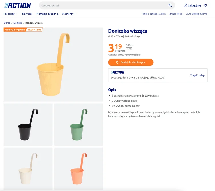 Zdjęcie Doniczki wiszące za 3,19 zł w Action. Tanie jak barszcz, a wyglądają jak z Instagrama! #1