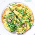 Frittata z białą kiełbasą